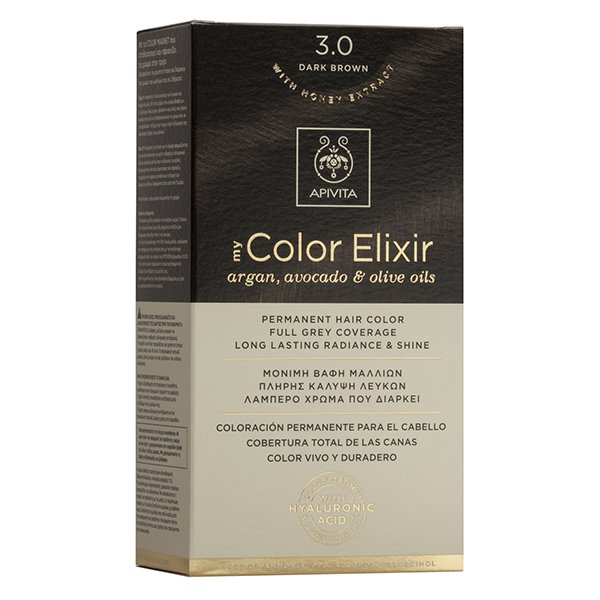 APIVITA - My Color Elixir  No3.0 Καστανό Σκούρο 125ml