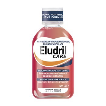 ELGYDIUM - Eludril Care, Διάλυμα Για Στοματικές Πλύσεις Κατά Της Πλάκας, 500ml