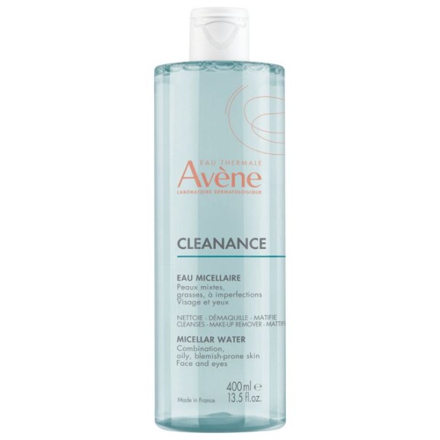 AVENE - Cleanance Eau Micellaire Nettoyante Εξυγιαντικό Νερό Καθαρισμού & Ντεμακιγιάζ 400ml