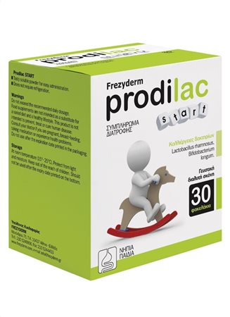 FREZYDERM - Prodilac Start Συμπλήρωμα Διατροφής Με Προβιοτικά Για Νήπια & Παιδιά 30 Φακελάκια