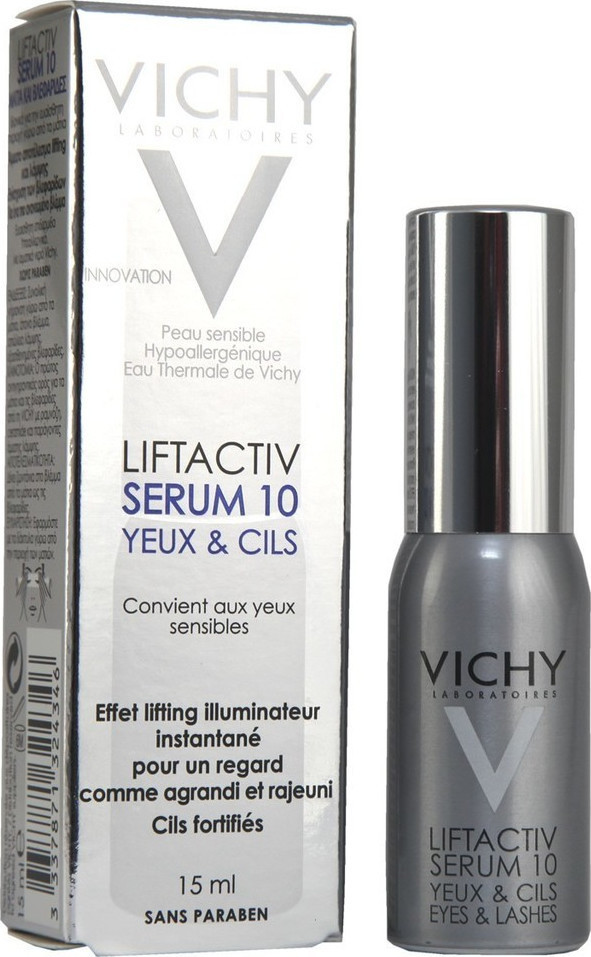 VICHY -  Liftactiv Serum 10 Eyes & Lashes Ορός Αναδόμησης Για Μάτια - Βλεφαρίδες 15ml