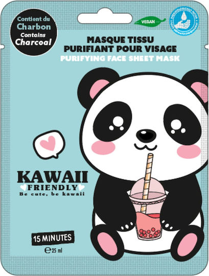 TAKE CARE - Kawai Friend Purifying Panda Face Sheet Mask - Μάσκα Ενυδάτωσης Προσώπου 25ml 1τμχ