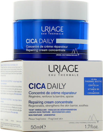 URIAGE - Cica-Daily Repairing Cream Concentrate Eπανορθωτική Κρέμα Προσώπου 50ml