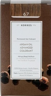 KORRES - Argan Oil Advanced Colorant Βαφή Μαλλιών  6.7 Κακάο 50ml