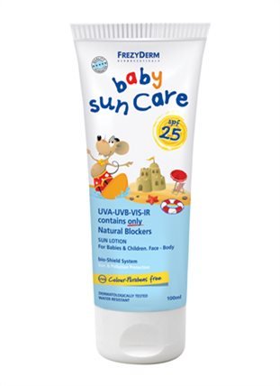 FREZYDERM - Baby Sun Care Lotion SPF25 Βρεφικό Αντηλιακό Γαλάκτωμα Για Πρόσωπο - Σώμα 100ml