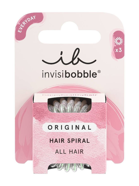 INVISIBOBBLE - Original Hair Spiral Galactic Glow Λαστιχάκια Μαλλιών Σπιράλ 3τμχ
