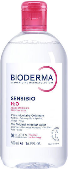 BIODERMA - Sensibio H2O Νερό Micelllaire για Καθαρισμό και Ντεμακιγιάζ Προσώπου 500ml