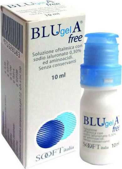 BLUGEL - A Free Οφθαλμικό Διάλυμα με Υαλουρονικό Οξύ 10ml