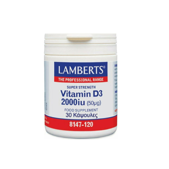 LAMBERTS - Vitamin D3 2000iu 30 Caps
