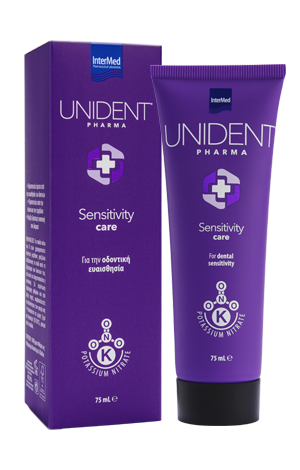 INTERMED - Unident Pharma Sensitivity Care Οδοντόκρεμα για την Οδοντική Ευαισθησία 75ml
