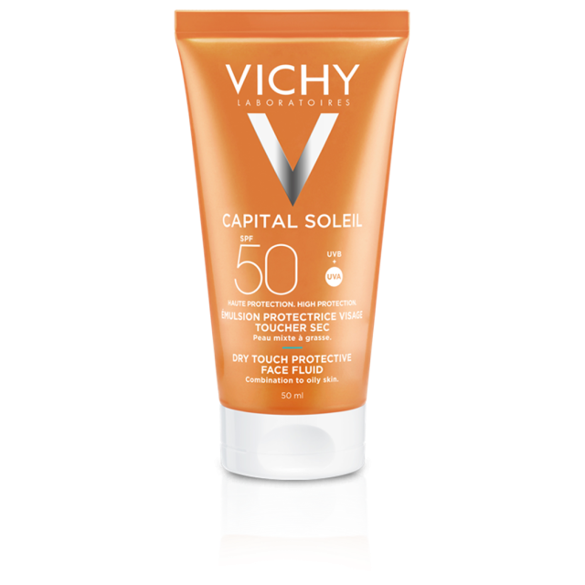VICHY - Capital Soleil Mattifying Face Dry Touch SPF50+ Αντηλιακή Κρέμα Προσώπου 50ml