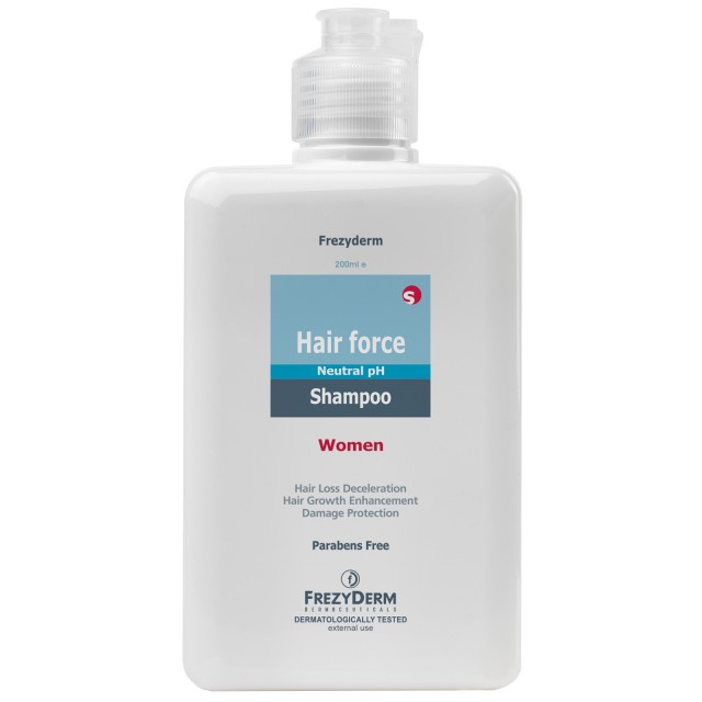 FREZYDERM - Hair Force Women Shampoo Σαμπουάν κατά της Τριχόπτωσης Για Γυναίκες 200ml