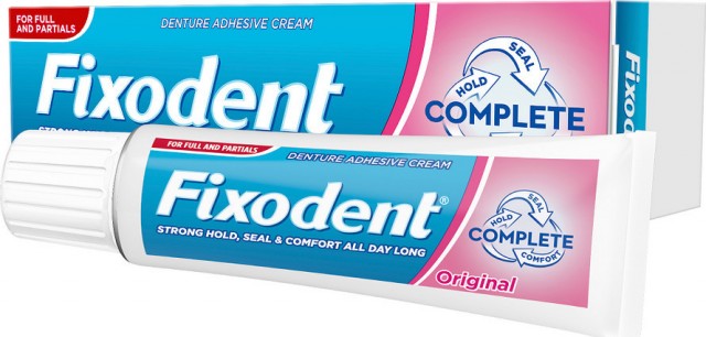 FIXODENT - Complete Original Στερεωτική Κρέμα Τεχνητής Οδοντοστοιχίας, 47gr