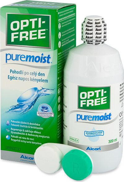 ALCON - Opti-Free Puremoist Διάλυμα Απολύμανσης Φακών Επαφής Πολλαπλών Χρήσεων 300ml