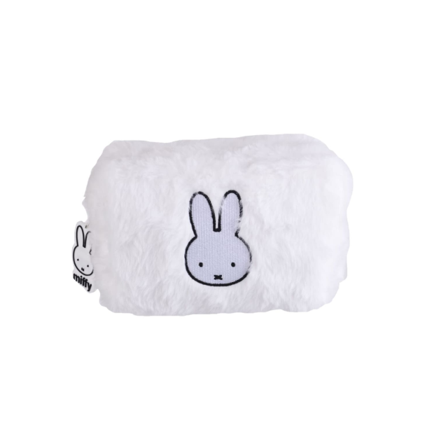 TAKE CARE - Miffy Γούνινο Νεσεσέρ & Γούρι Miffy Λευκό 1τμχ