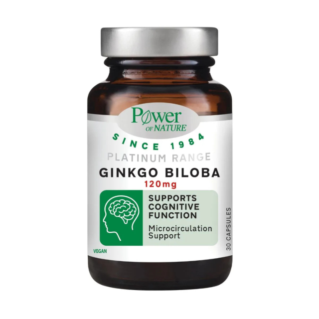 POWER HEALTH - Platinum Range Ginkgo Biloba 120mg, 30caps