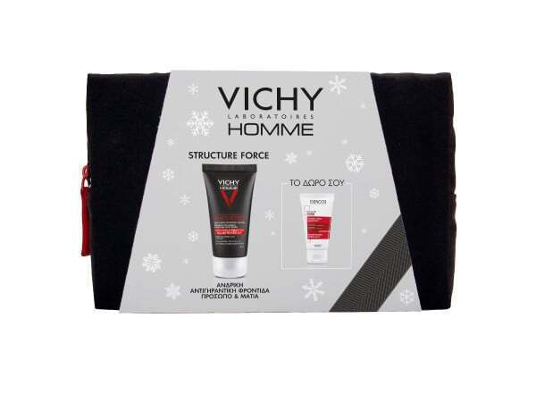 VICHY - Promo Homme Structure Force Αντρική Αντιρυτιδική Κρέμα Προσώπου - Ματιών 50ml & Δώρο Dercos Energy Σαμπουάν κατά της Τριχόπτωσης 50ml