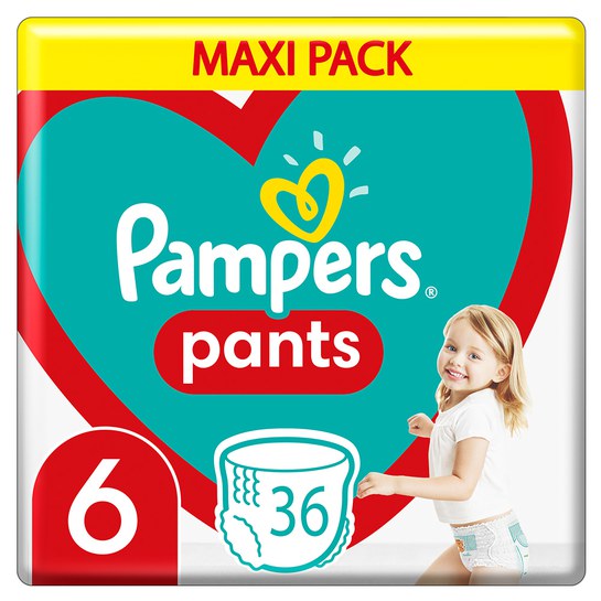 PAMPERS - Pants Jumbo Pack No 6 (15+Kg) Πάνες - Βρακάκι 36 Πάνες