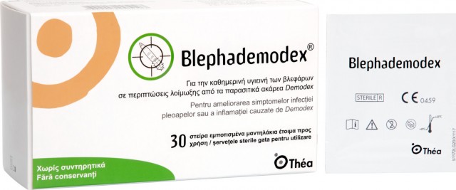 BLEPHADEMODEX - Eye Wipes Υγρά Μαντηλάκια για τα Βλέφαρα 30τμχ