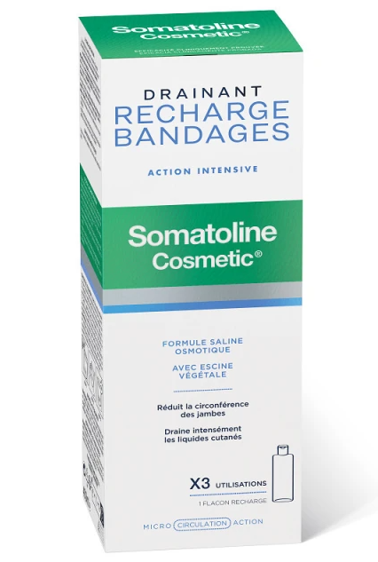 SOMATOLINE COSMETIC - Action Intensive Recharge Bandages Ορός Αναπλήρωσης Επιδέσμων Αποσυμφόρησης, 400ml