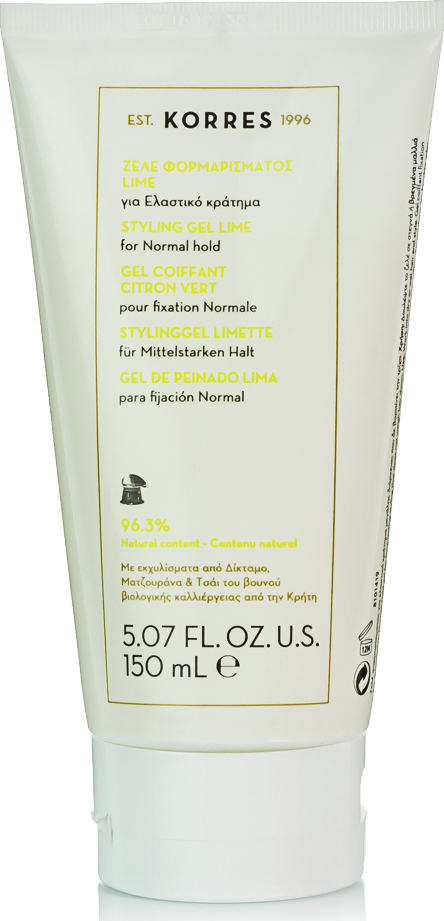 KORRES - Ζελέ Φορμαρίσματος με Lime  150ml
