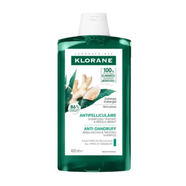 KLORANE - Galanga Σαμπουάν με Γκαλάνγκα Κατά της Πιτυρίδας 400ml