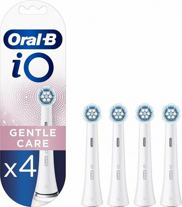 ORAL-B - iO Gentle Care Ανταλλακτικές Κεφαλές για Ηλεκτρική Οδοντόβουρτσα 4τμχ
