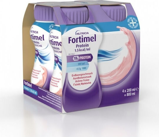 NUTRICIA - Fortimel Extra Με Γεύση Φράουλα 4x200ml