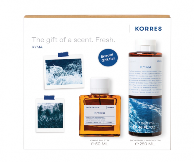 KORRES - Promo Κύμα Eau De Toilette Ανδρικό Άρωμα, 50ml & Shower Gel Αφρόλουτρο, 250ml, 1σετ