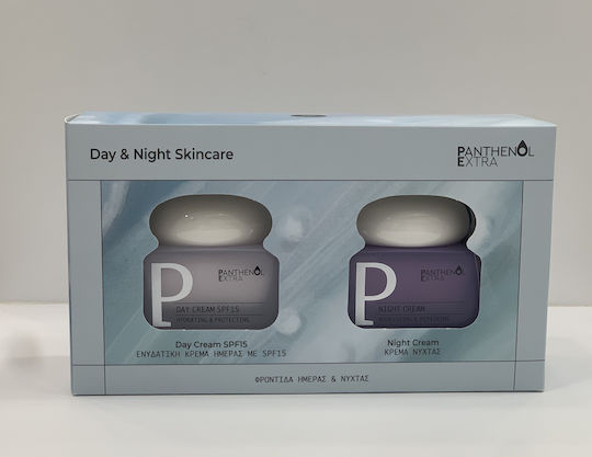 PANTHENOL EXTRA - Promo Day & Night Skin Care - Ενυδατική Κρέμα Ημέρας με SPF15 50ml & Ενυδατική Κρέμα Νυκτός 50ml
