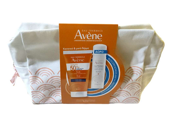 AVENE - Promo Fluide SPF50+ για Κανονικό/Μικτό Δέρμα 50ml & Δώρο Thermal Spring Water Ιαματικό Νερό 50ml