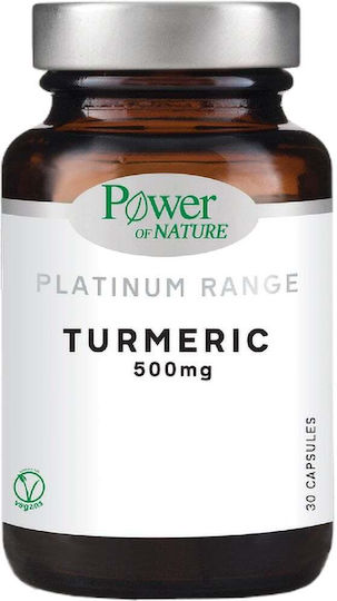 POWER HEALTH - Platinum Range Turmeric 500mg - Συμπλήρωμα Διατροφής με Κουρκουμά 30caps