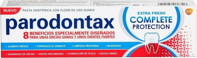 PARODONTAX - Extra Fresh Complete Protection Οδοντόκρεμα Καθημερινής Χρήσης Με Φθόριο Για Την Προστασία Των Ούλων 75ml