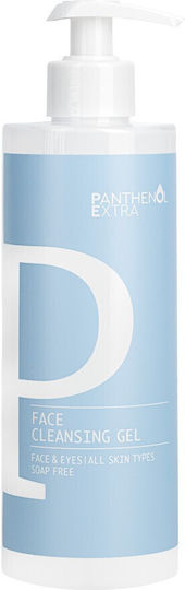 Panthenol Extra Face Cleansing Gel Face & Eyes Αφρώδες Gel Καθαρισμού για Πρόσωπο & Μάτια 390ml