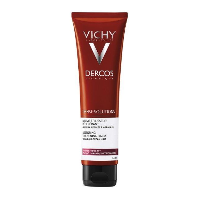 VICHY - Dercos Densi-Solutions Restoring Thickening Balm  Πύκνωσης - Ανάπλασης Για Αδύναμα - Λεπτά Μαλλιά 150ml