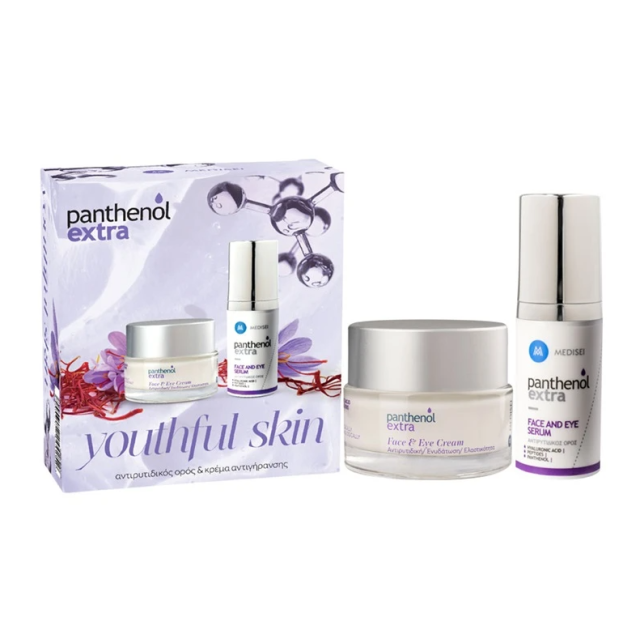 PANTHENOL EXTRA - Promo Extra Youthful Skin Face and Eye Cream 50ml Αντιγηραντική Κρέμα Προσώπου Ματιών 50ml & Face and Eye Serum Ορός Προσώπου Ματιών 30ml