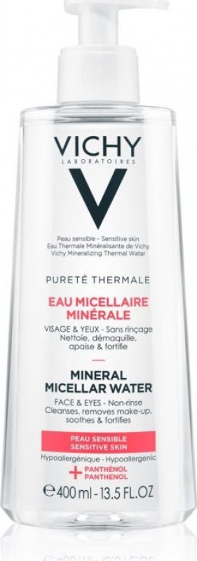 VICHY - Purete Thermale Mineral Micellar Water Νερό Καθαρισμού Προσώπου Για Ευαίσθητες Επιδερμίδες 400ml