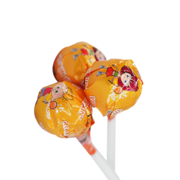 HELENVITA - Lollipop Vitamin C - Γλειφιτζούρι με Βιταμίνη C για την Ενίσχυση του Ανοσοποιητικού, Χωρίς Ζάχαρη για Παιδιά 4+ Ετών με Γεύση Πορτοκάλι 1 Τεμάχιο