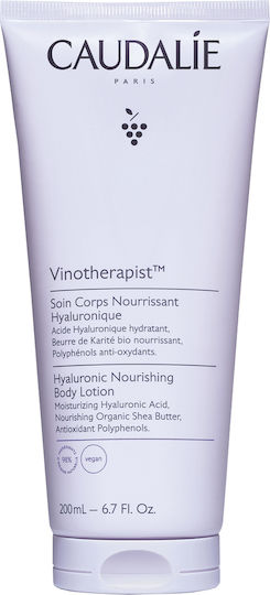 CAUDALIE - Vinotherapist Hyaluronic Nourishing Body Lotion - Ενυδατική Lotion Σώματος με Υαλουρονικό Οξύ 200ml