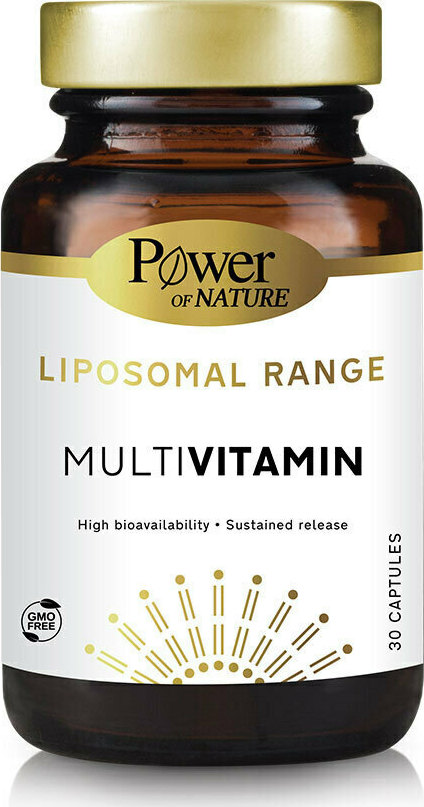 POWER HEALTH - Liposomal Range Multivitamin Συμπλήρωμα Διατροφής για την Ενδυνάμωση του Οργανισμού & Παραγωγή Ενέργειας, 30s caps