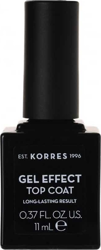 KORRES - Βερνίκι Νυχιών Gel Effect Nail Colour Top Coat, 11ml