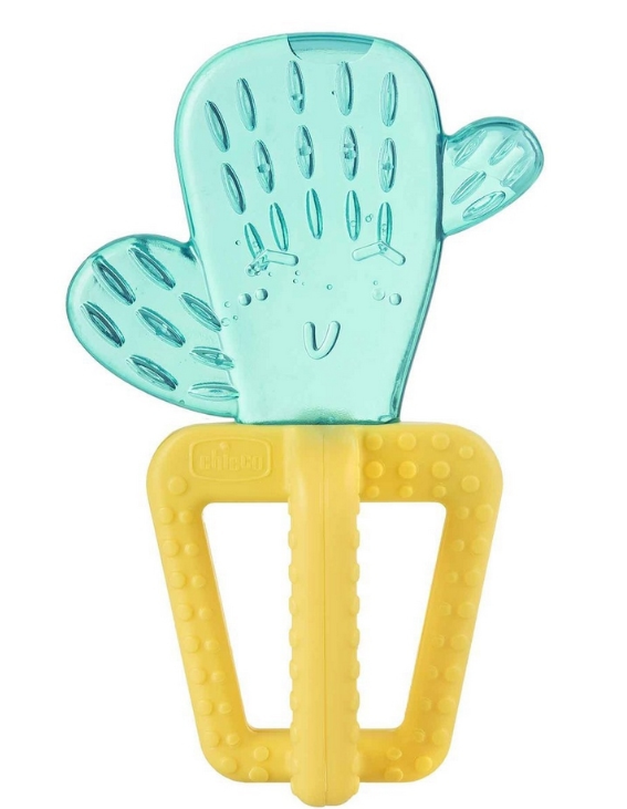 CHICCO - Fresh Teether, Δροσιστικός Κρίκος Οδοντοφυίας 4Μ+, Cactus - 1τμχ