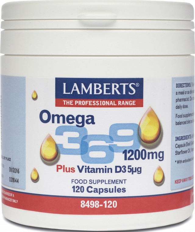 LAMBERTS - Omega 3 6 9 1200mg, 120caps