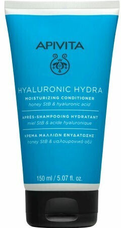 APIVITA - Hyaluronic Hydra Conditioner Μαλακτική Κρέμα Ενυδάτωσης για Όλους τους Τύπους Μαλλιών με Υαλουρονικό Οξύ & Αλόη 150ml
