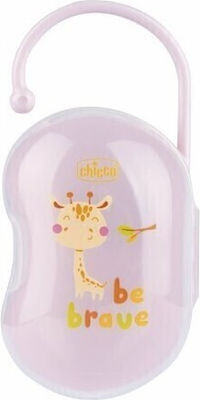 CHICCO - Easy Box Θήκη για 2 Πιπίλες 0m+ Ροζ