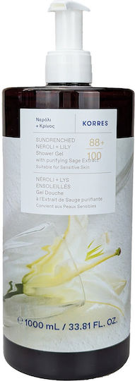 KORRES - Neroli & Lily Αναζωογονητικό Αφρόλουτρο Neroli & Κρίνος 1000ml