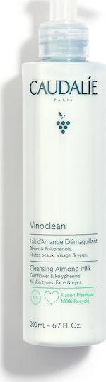 CAUDALIE - Vinoclean Gentle Cleansing Almond Milk Γαλάκτωμα Ντεμακιγιάζ Προσώπου - Ματιών 200ml