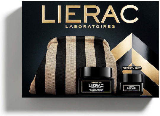LIERAC - Xmas Promo Premium The Silky Cream Κρέμα Προσώπου με Απαλή Υφή 50ml & Δώρο Premium The Eye Cream Κρέμα Ματιών 20ml & Νεσεσέρ