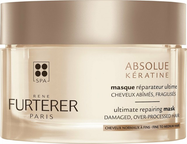 RENE FURTERER - Absolue Keratine Renewal Care Ultimate Repairing Mask Μάσκα Απόλυτης Αναδόμησης Μαλλιών Για Λεπτή Τρίχα 200ml