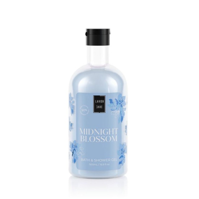 LAVISH CARE - Bath & Shower Gel Midnight Blossom Αφρόλουτρο Με Αρωμα Γιασεμί 500ml
